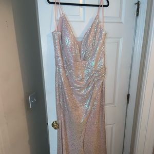 Size 18 sequin gown